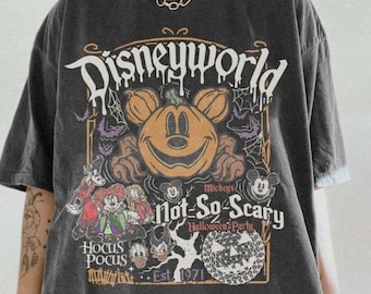 Vintage Disneyworld Halloween Shirt: Mickey's Not So Scary Party