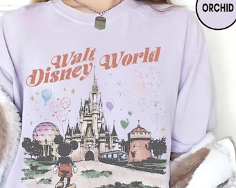Vintage Park Characters Tee, Magic Kingdom 2025, Friends Graphic Top