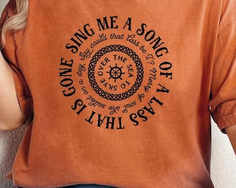 Outlander Claire Shirt: Fraser Ridge Clan Comfort Colors Tee