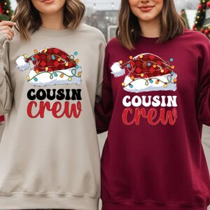 Matching Cousins Christmas Shirt, Cousin Crew Holiday Tee, Family Christmas Outfit, Matching Family Shirts, Xmas Gift