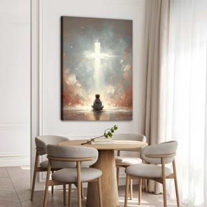 Child of Faith, Christian Wall Art, Christian Art for Children, Jesus Painting, LDS Art, Bible Prints, Christian Nursery Art, Jesus and Kids