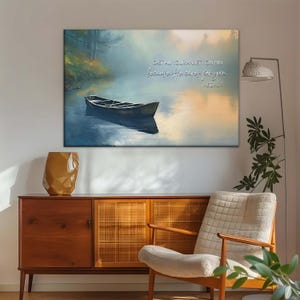 1 Peter 5:7 Cast All Your Anxiety on Him Wall Art Canvas