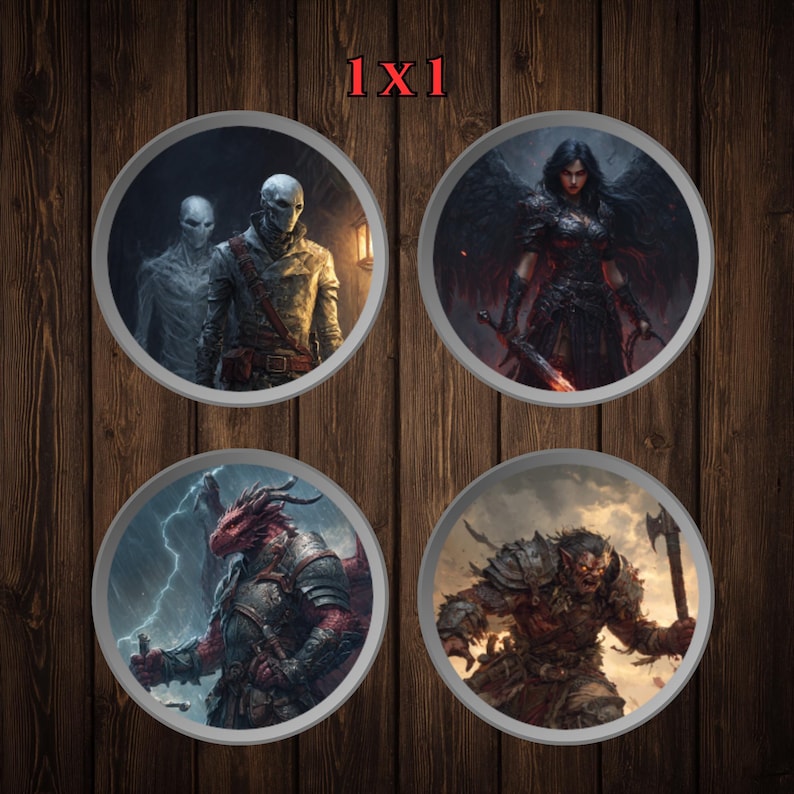 Dnd Tokens: Monsters & Creatures for VTT | Printable PDF Set - Etsy