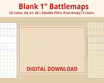 Printable Blank Battlemaps for DnD & TTRPGs