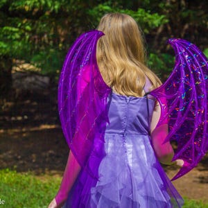 Moon Fairy Wing -  costume cosplay fantasy accessory Halloween magical magic fairytale dragon pixie sprite butterfly