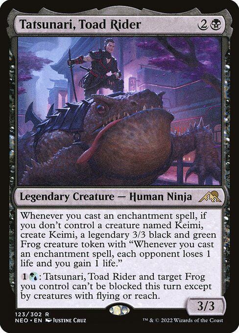 Tatsunari, Toad Rider - MTG Commander Deck - Etsy Tatsunari, Toad Rider - MTG Commander Deck - Etsy