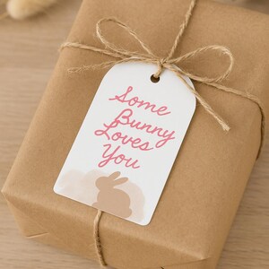 Printable Easter Gift Tags - Cute Aesthetic Tags for Baskets, Treat Bags & Gifts | Instant Download Easter Labels for Kids and Adults