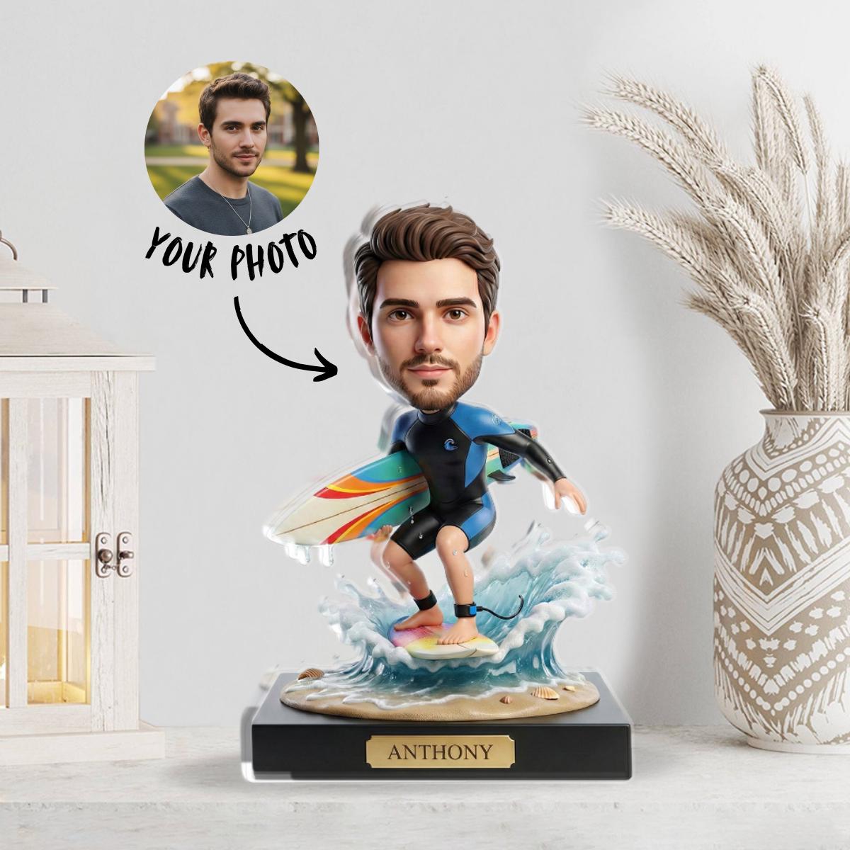 Surfer figurine - Etsy 日本