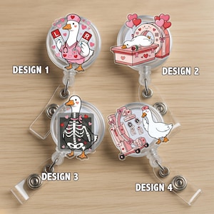 Badgehaspel radiologiegans, X Ray Tech intrekbare ID-houder, haspel medische badge, RN-clip