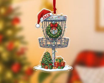 Personalisierte Hologramm Disc Golf Ornament