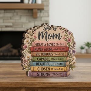 May include: A white ceramic mug with a black handle and the text "But First, Coffee" in a bold, black font. The mug is set against a blurred background, suggesting a cozy setting.