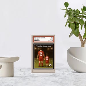 Custom Soccer Dad Acrylic Block | Father’s Day Gift from Son or Daughter | Personalized Sports Keepsake for Football Lovers