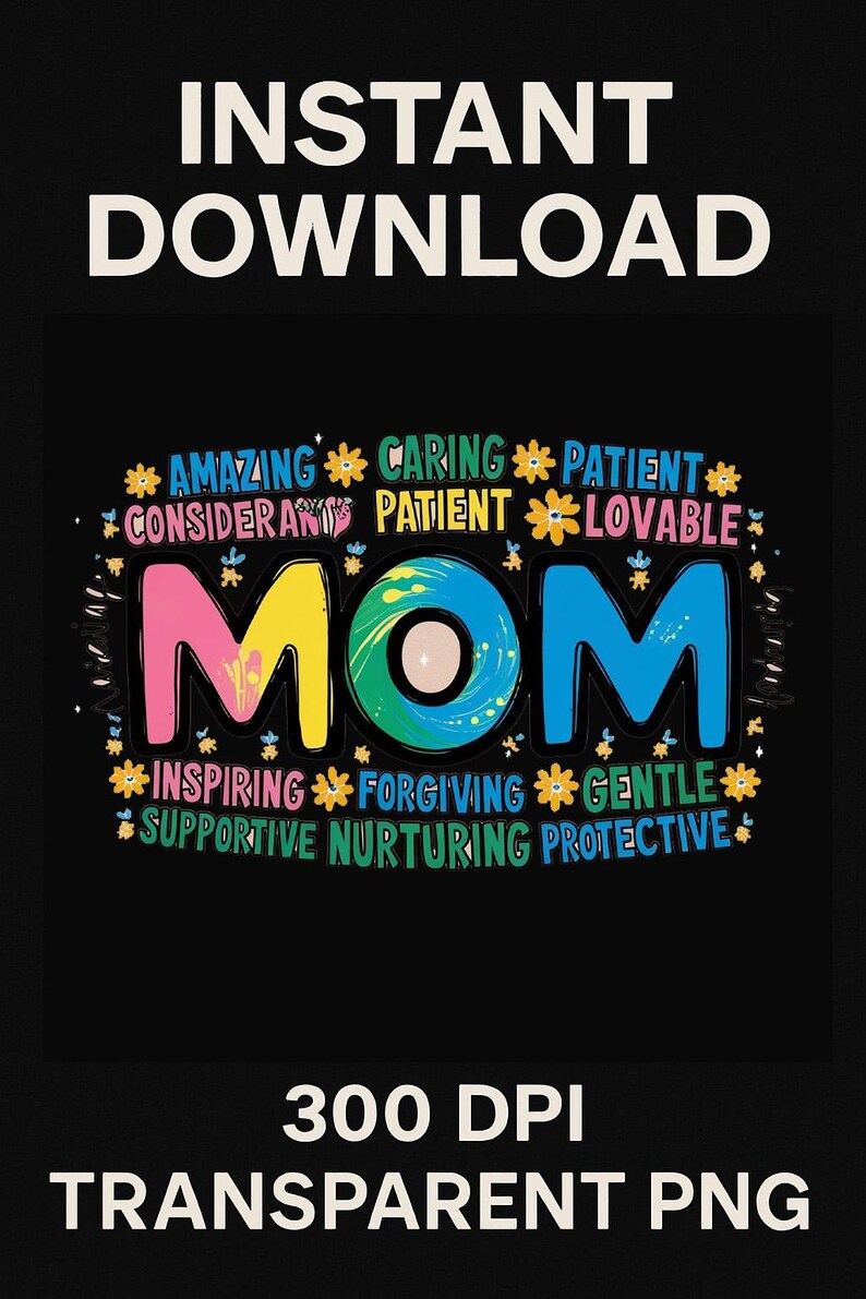 Mom Dad Word Art PNG – Funny Family Quote Sublimation Design for Shirts ...