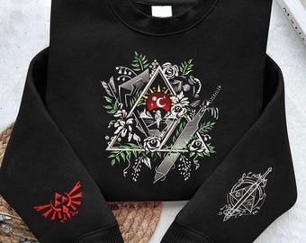 Legend of Zelda Besticktes Sweatshirt: Breath of the Wild, Nintendo Gamer