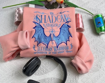 Schattensänger Besticktes Sweatshirt: ACOTAR Night Court, Bücherwurm Geschenk
