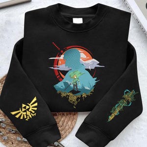 Legend of Zelda Embroidered Sweatshirt: Breath of the Wild, Nintendo Gamer