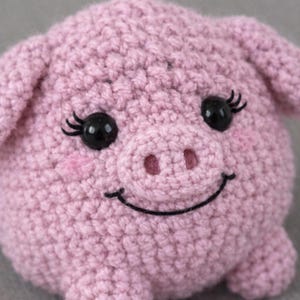 Virkmönster för liten gris: Amigurumi bondgårdsdjursleksak utan sömnad (PDF)
