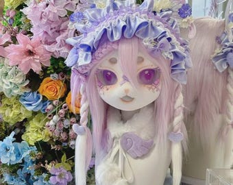 Handmade Kemono Fursuit Head, Pastel Cat Deer Anime Cosplay Mask, Kawaii Furry Costume Head, Kigurumi Fursuit, Gift for Furry