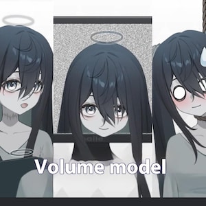Modèle VTuber Live2d préfabriqué -Sadako mignon- VTuber Studio