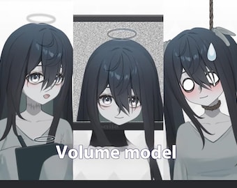 Premade VTuber Live2d model -Cute Sadako- VTuber Studio