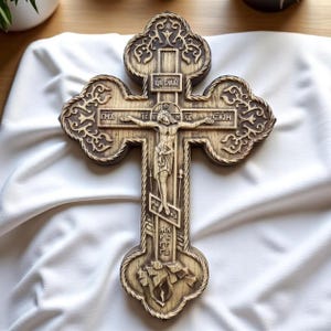 Cruz de madera tallada, crucifijo de madera, cruz cristiana, decoración de pared con cruz, regalo religioso, decoración sagrada, cruz de Jesucristo, cruz de altar