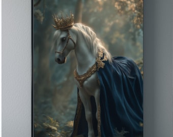 ムーンホース | ファンタジーウォールアート、魔法の馬のデザイン