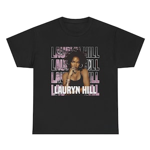 Lauryn Hill Cartoon Unisex T-shirt, Lauryn Hill Rap Rapper Hip Hop Music T Shirt, Concert Tour, Clothing For Fan, Gift For Men Women Tshirt
