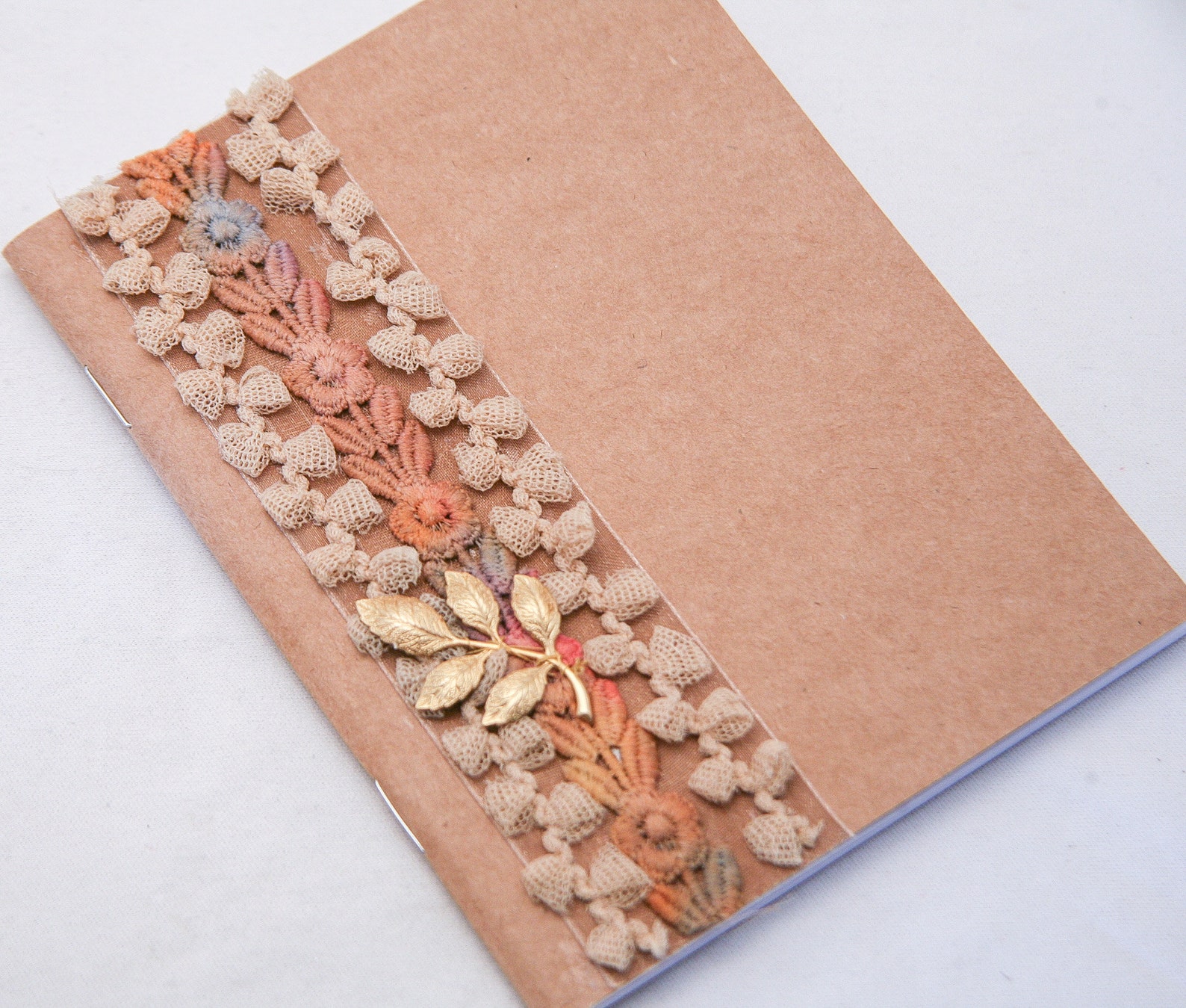 Small Decorated Journals with Vintage Lace Journal Gifts for Etsy