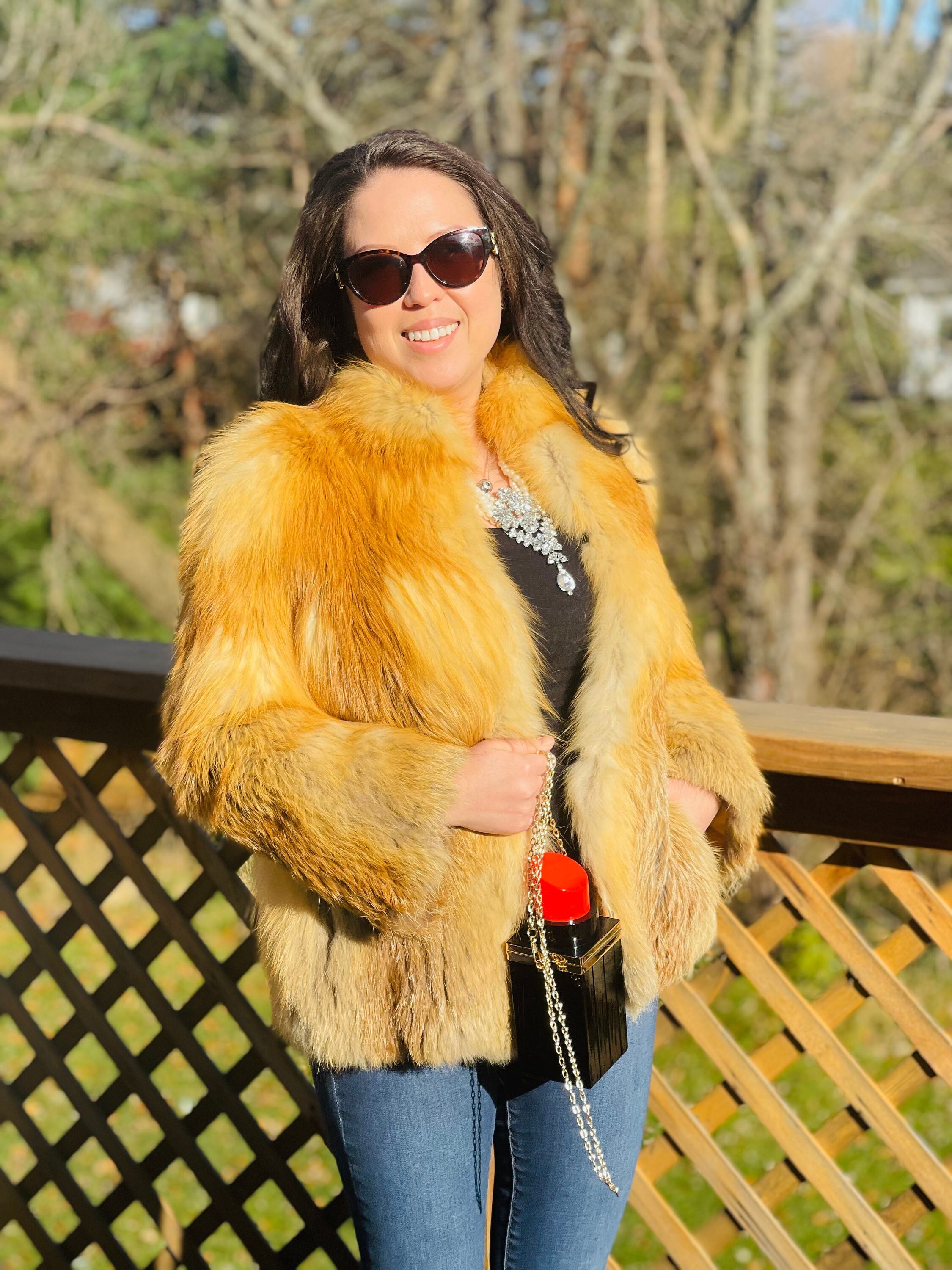 Petite Fur Coat - Etsy
