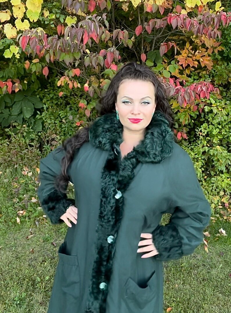Phenomenal Natural Fur Reversible Trench Coat Spacious Fur Lined Rabbit ...