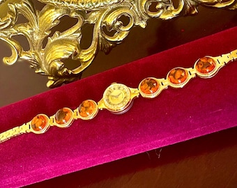 Vintage Baltic Amber Chaika Watch Rare Amber Ladies Cocktail Watch 1990s Mint Condition