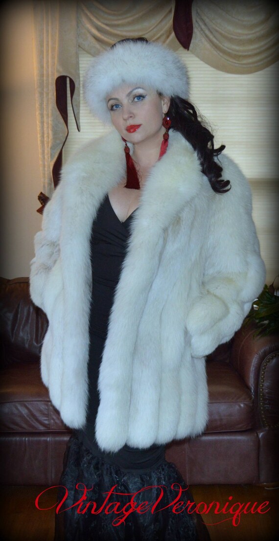 arctic fox fur jacket