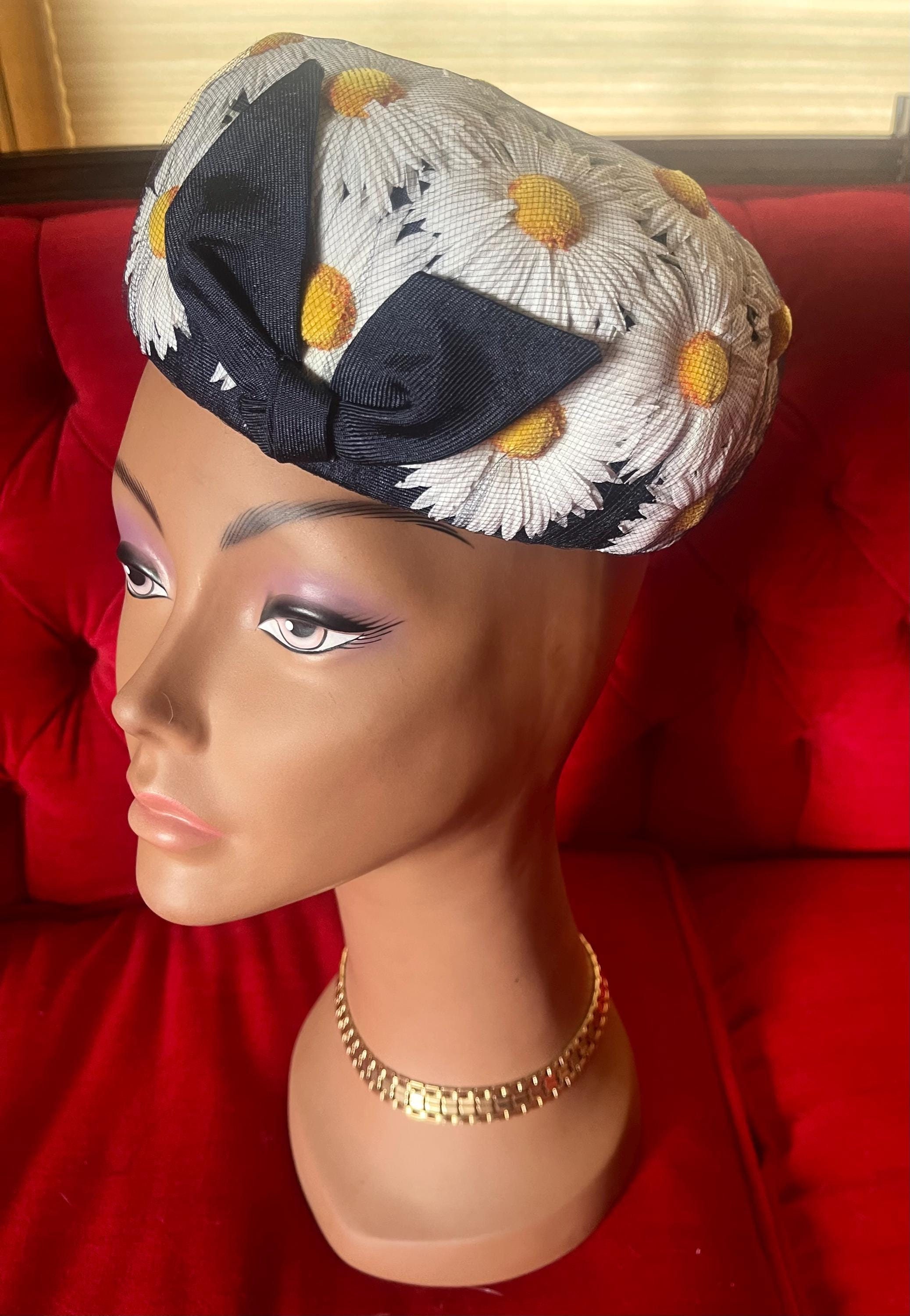 Cute Darling Vintage Daisy Hat / Retro Style Hat Floral - Etsy