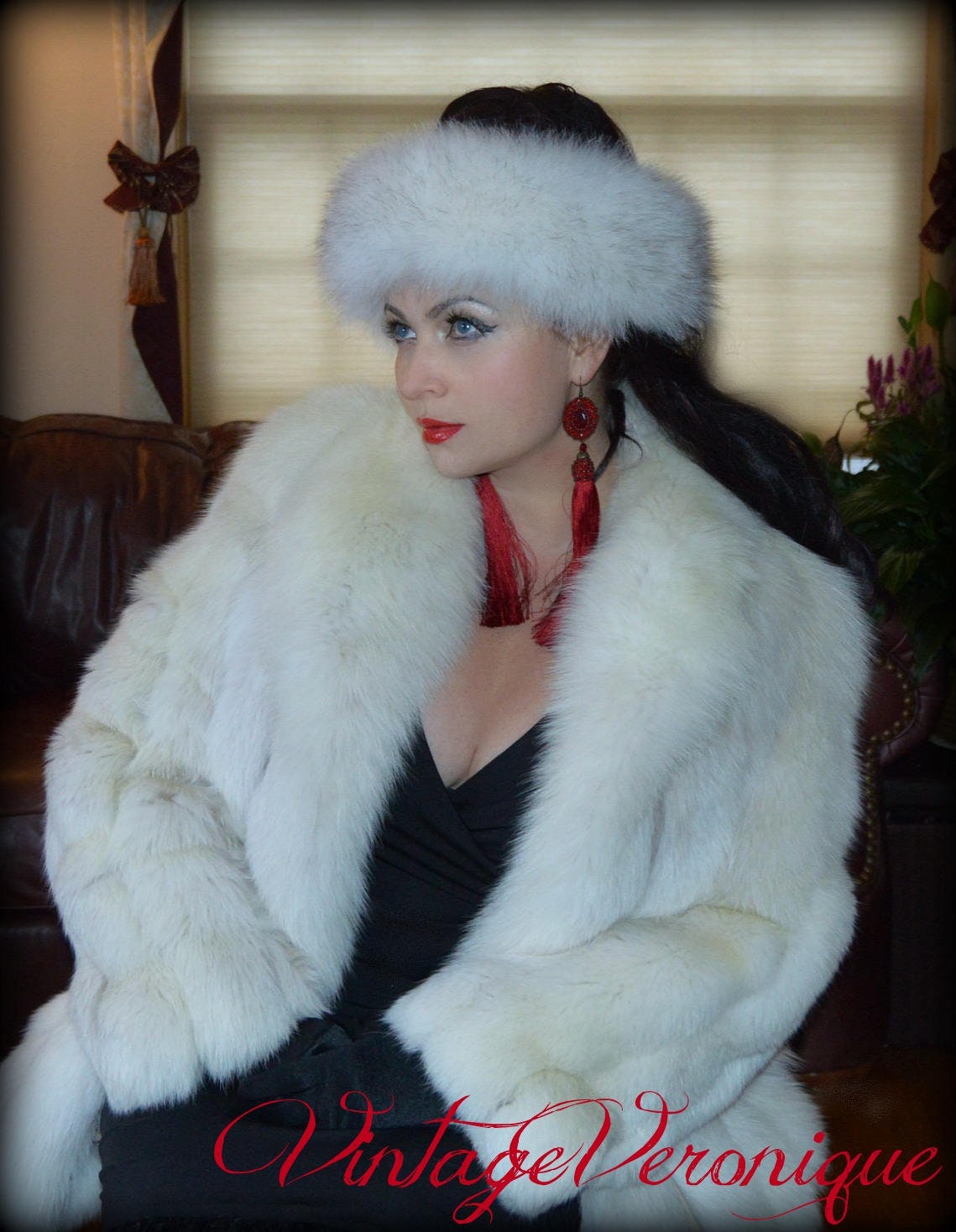 arctic fox fur jacket