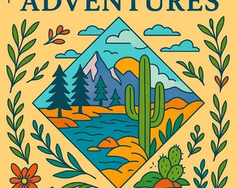 Framed Adventures | A Nature Coloring Book for Relaxation and Creativity