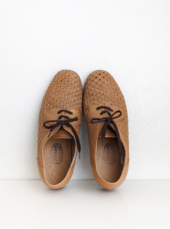 フラットシューズ Hereu Brown Leather Derby Shoe ブラウン Hereu フラットシューズ レディース | Lyst
