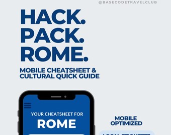 Guía de viaje a Roma: Consejos rápidos, transporte y protocolo (Descarga digital en PDF)