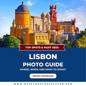 Lisbon Photo Spot Guide | Best Instagram & Travel Photography PDF | Portugal Photo Map | Digital Download | Printable City Photo Guide