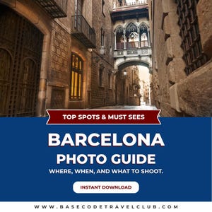 Barcelona Foto-Spot-Begleiter | Best Instagram & Reisefotografie PDF | Spanien Foto Karte | Digitaler Download | Druckbarer Stadtführer