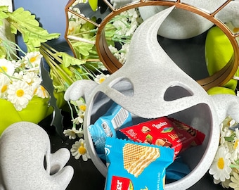 3D Printed Ghost Candy Bowl – Spooky Halloween Table Decor