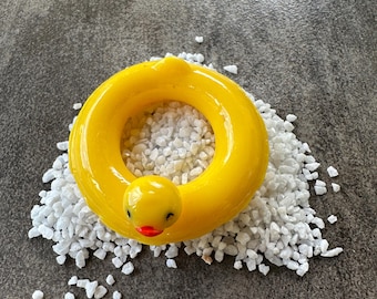 Mini Duck Floatie Pool Toy - Decoración de verano en miniatura (1,5 pulgadas)