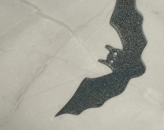 3D Printed Bat Wall Decor – Set of 4 Black Halloween Flying Bats