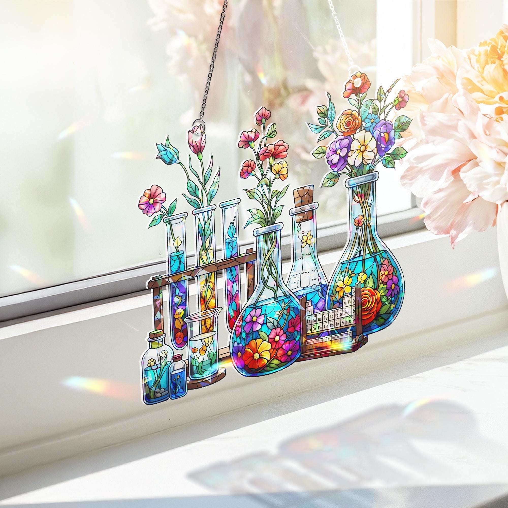 Hologram Acrylic Science Classroom Window Hanging | Chemistry Decor - Etsy