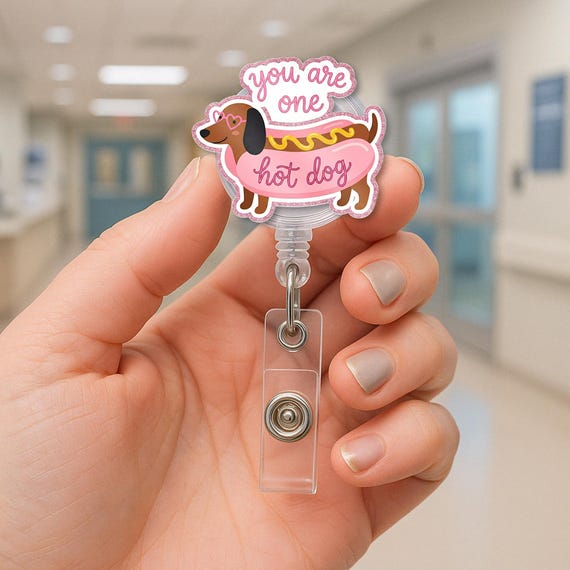 Hotdog Badge Holders