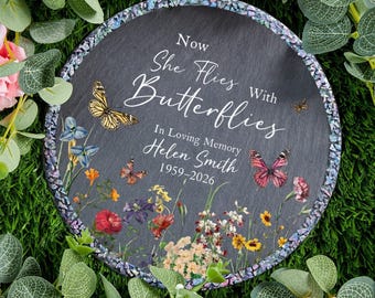 Personalized Memorial Stone: Loss of Mother Garden Decor