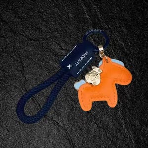 Handmade Leather Pony Charm, Leather Horse bag charm for for Bag Purse Handbag, Gifts for Birthday Anniversary, Horse Lover Ideal Gift