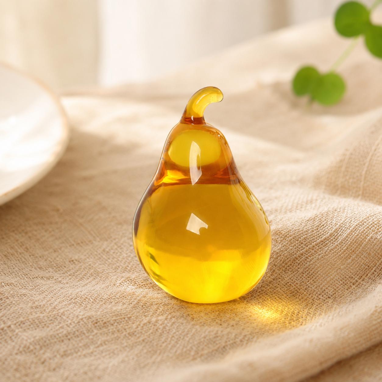 Glass pear ornament - Etsy 日本