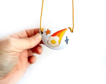 Adjustable Flying Egg Necklace
