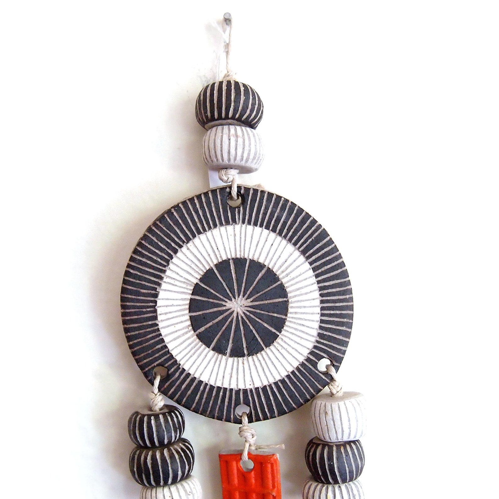 Black & White Target Wall Hanging | Etsy