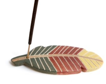 Feather Incense Holder